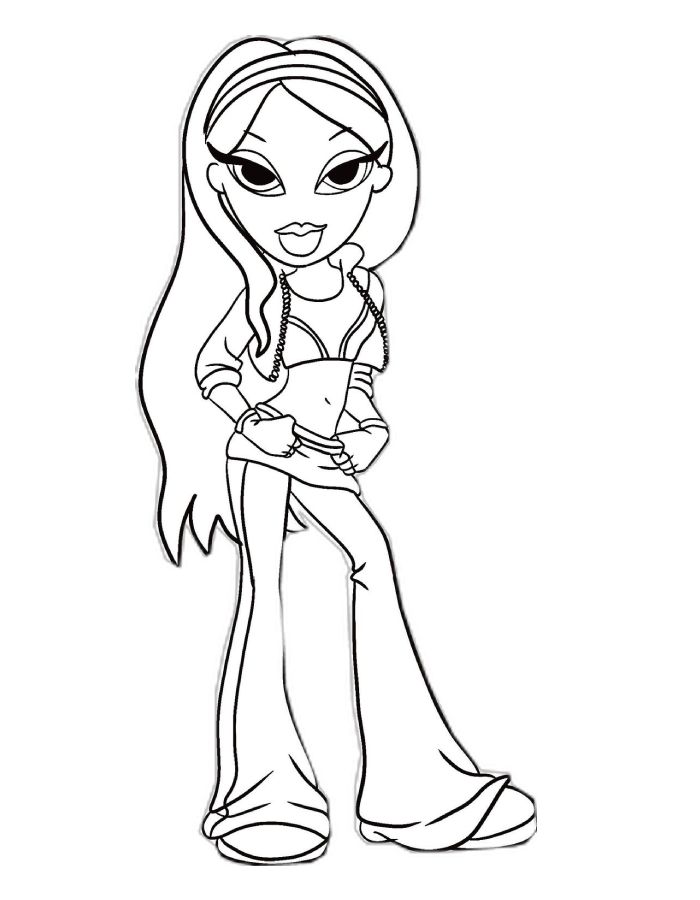 Bratz Adri Coloring Page