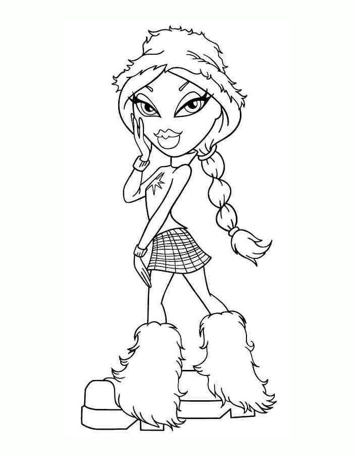 Bratz Color Coloring Page