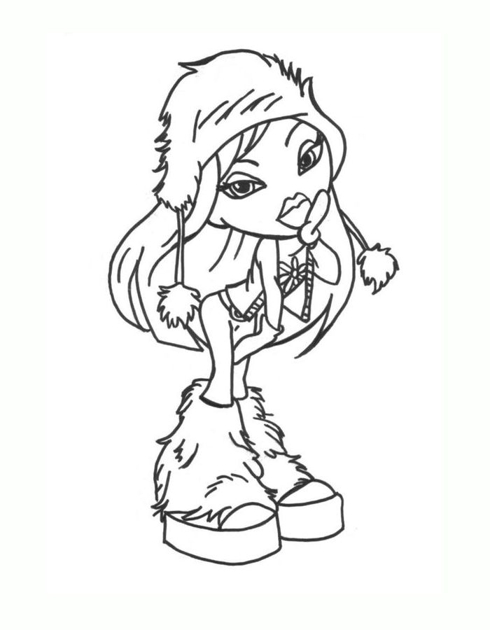 Bratz Pdf Art Coloring Page