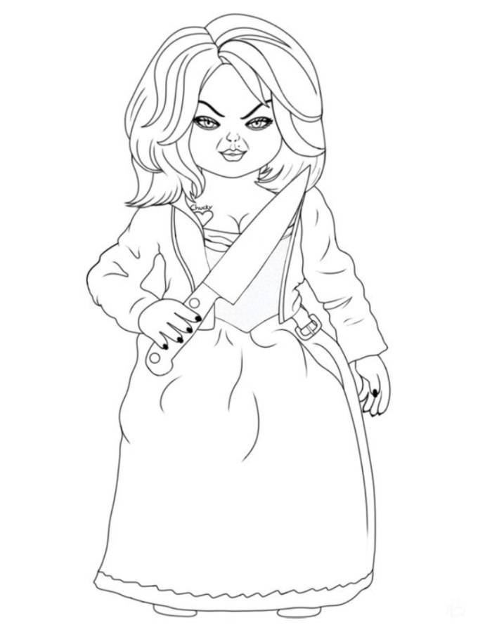 Chucky Coloring Pages (Free Printable PDF)