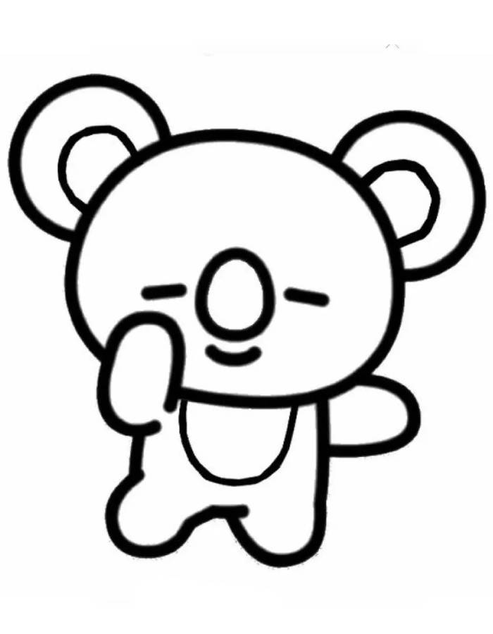 Bt21 Coloring Page