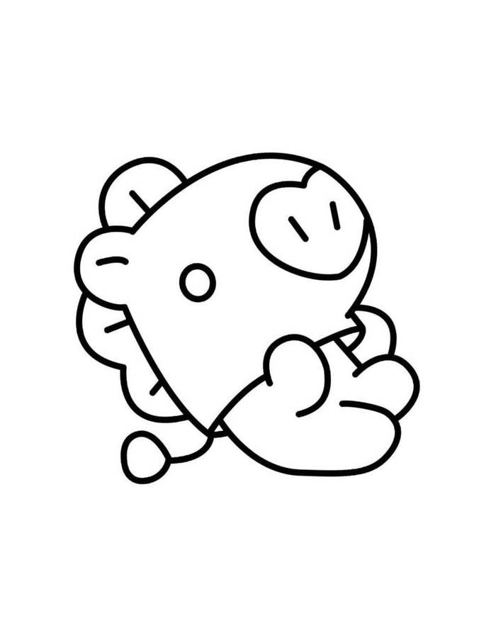 Bt21 Mang Coloring Page