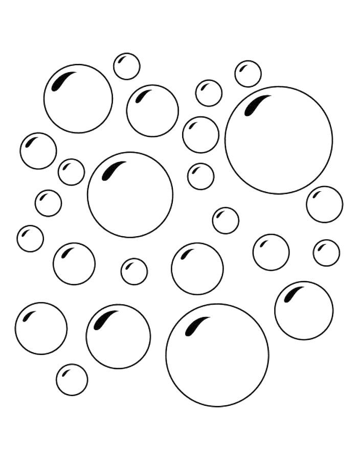 Bubbles Coloring Pages