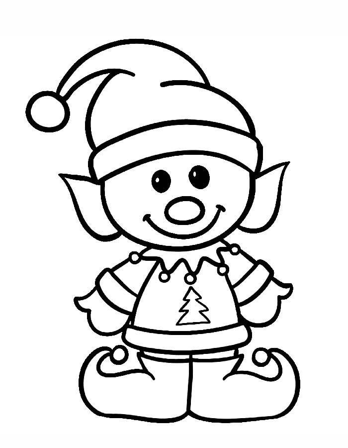 Buddy The Elf Coloring Page