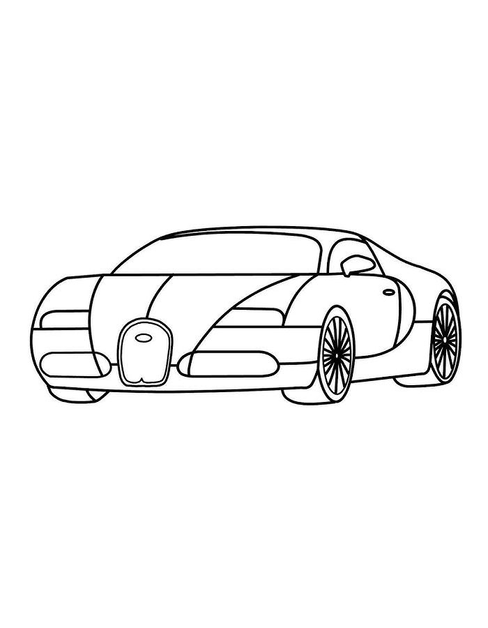 Bugatti  coloring page