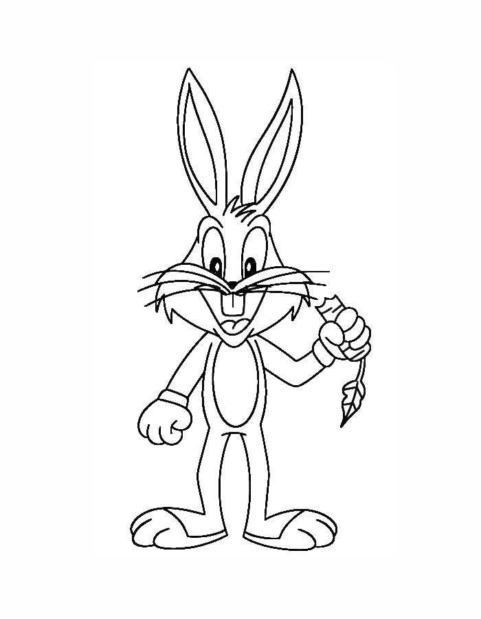 Bugs Bunny To Print Coloring Page