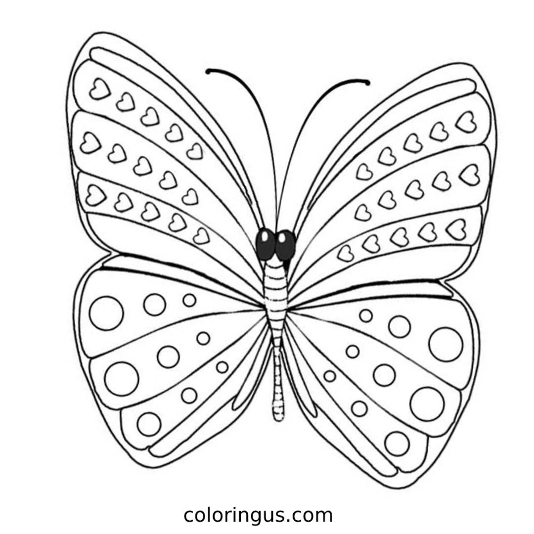 Butterfly Coloring Pages - Free Printable Sheets