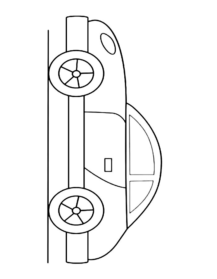 Car Drawing Easy 🚗 Car Drawing Easy 🚗 Coloring Page