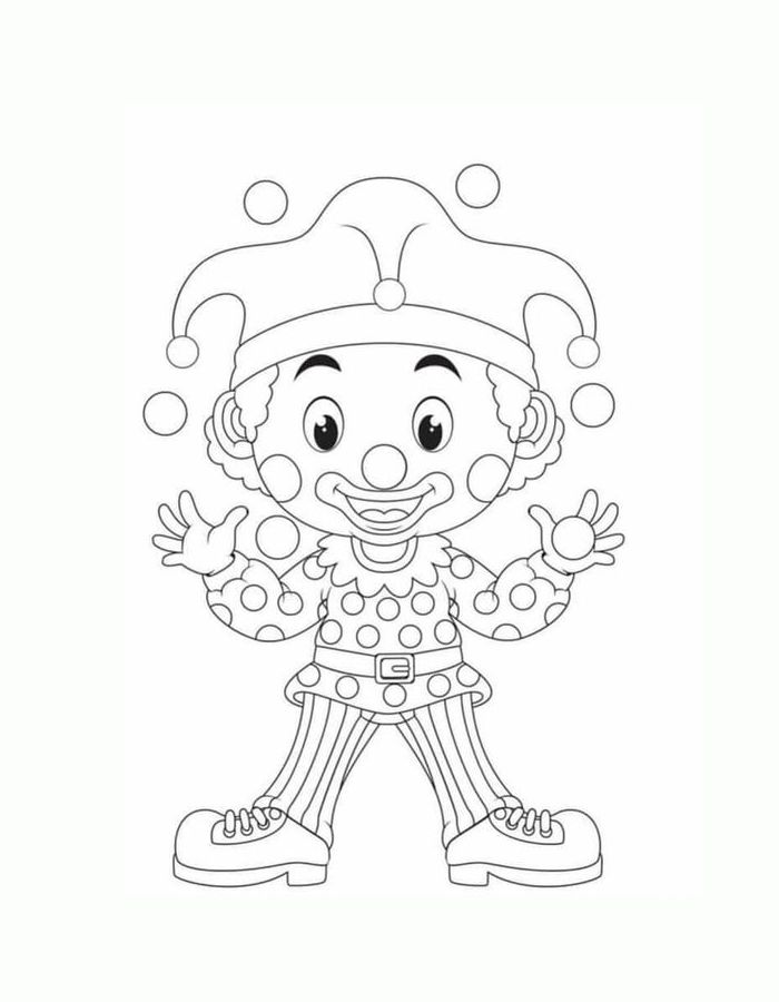 Carnival Books Coloring Page