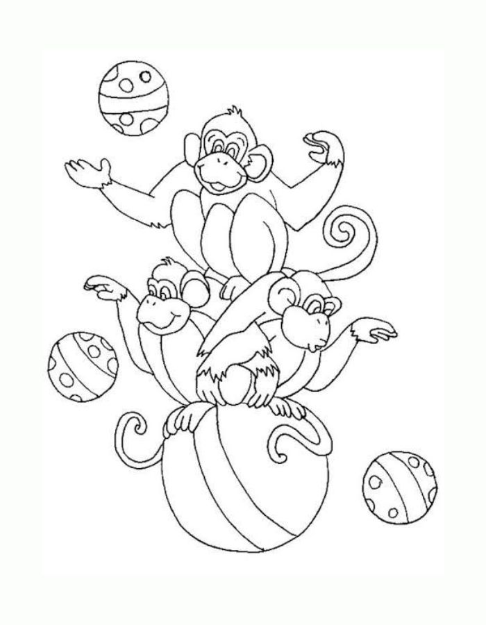 Carnival Color Sheets Coloring Page