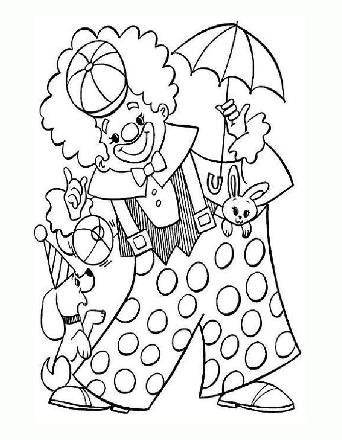 Carnival Pictures Coloring Page