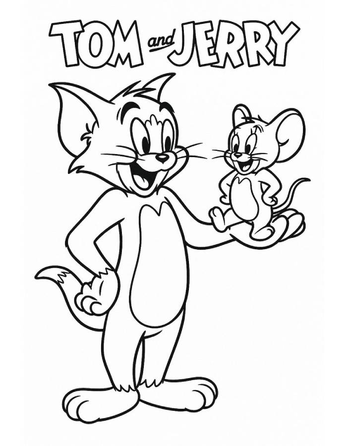 cartoon coloring page