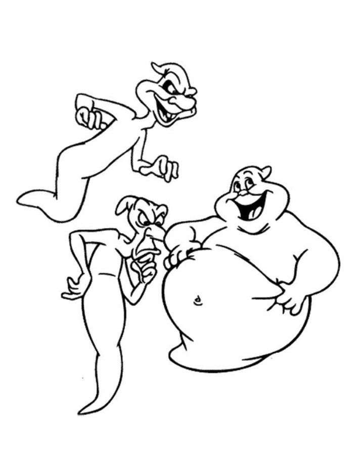 Casper Coloring Page