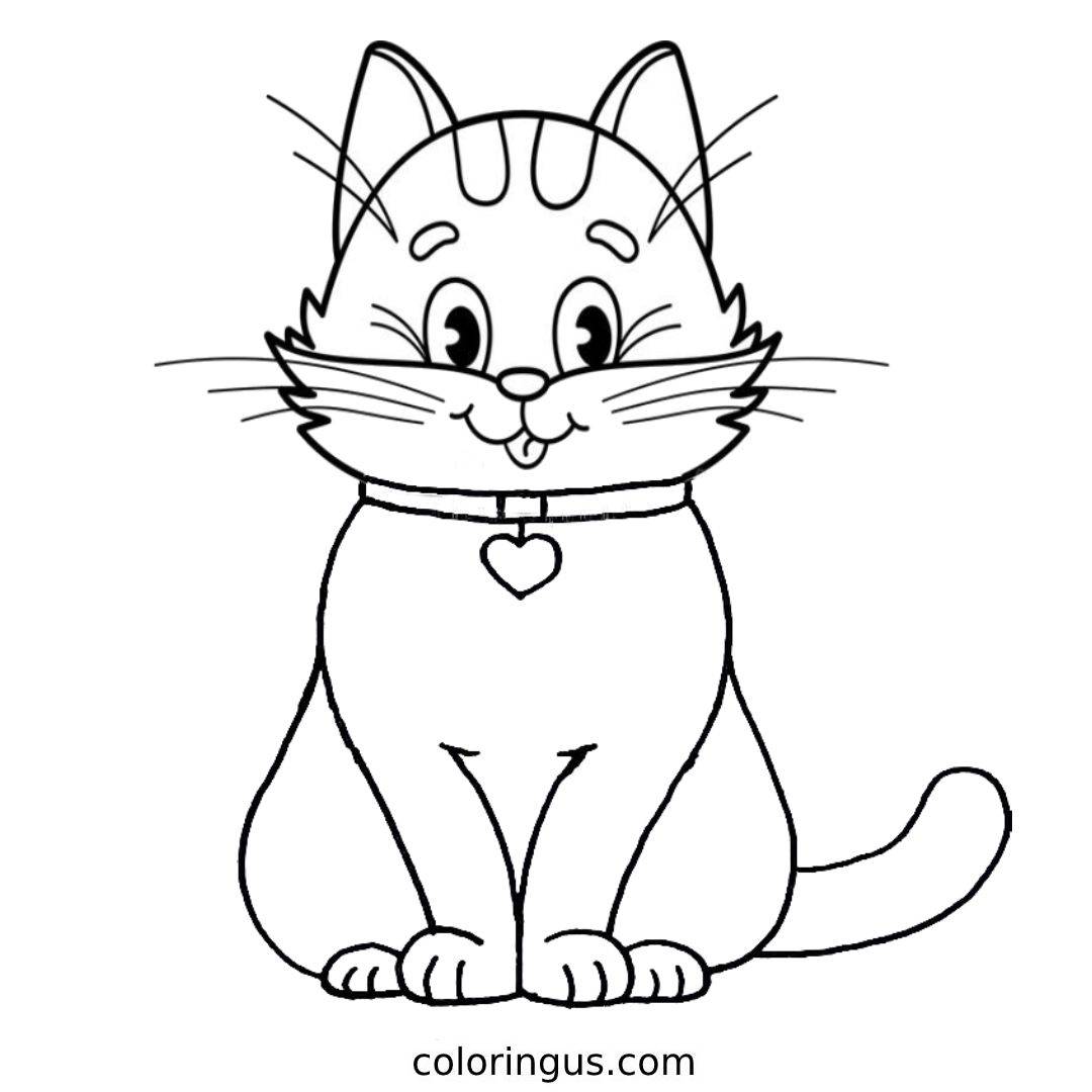 Coloring Pages Of A Cat Coloring Pages Of A Cat