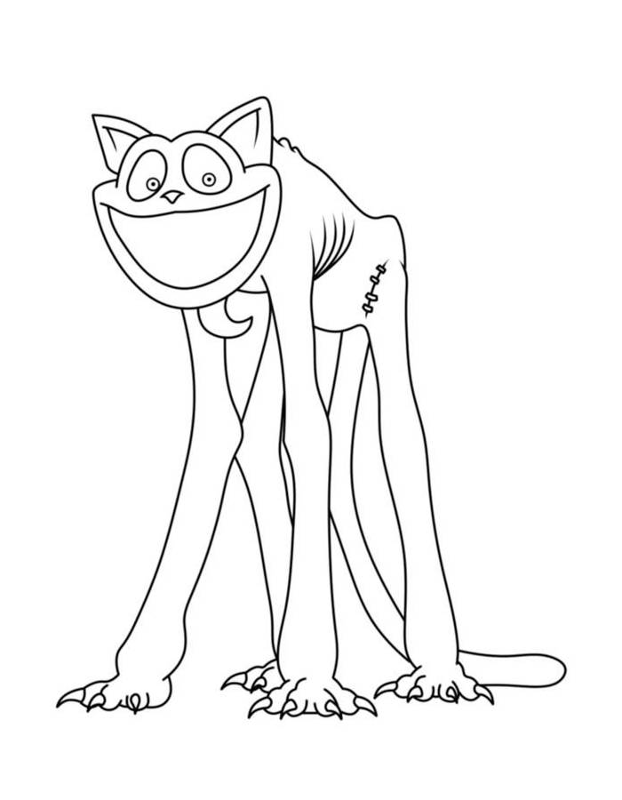 Catnap Coloring Page