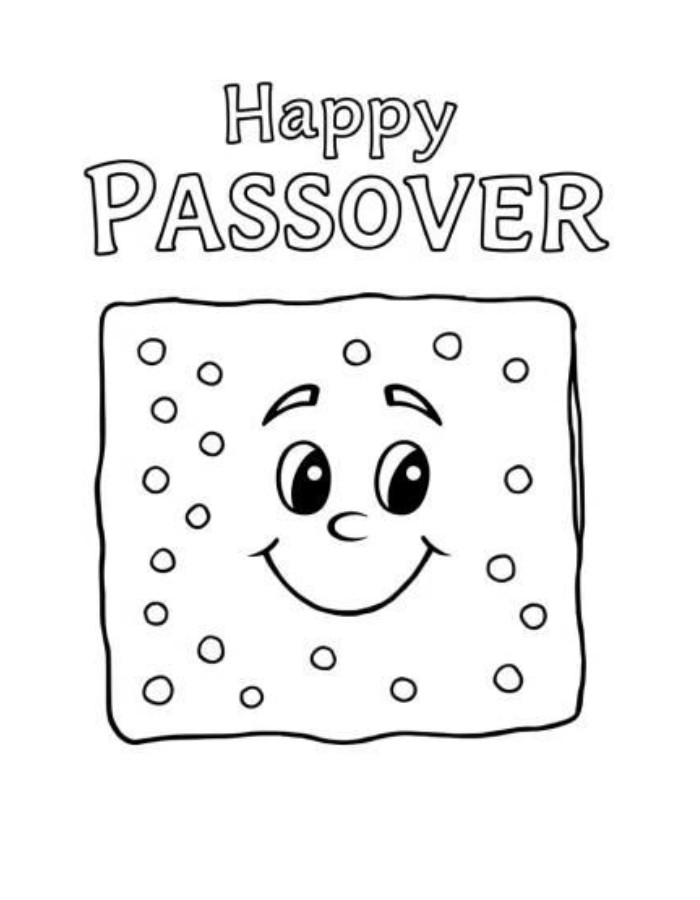 Celebrate The Joy Of Passover Coloring Page