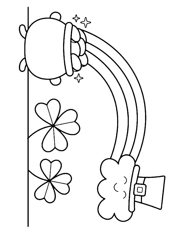 Celebration Honoring St. Patrick Coloring Page