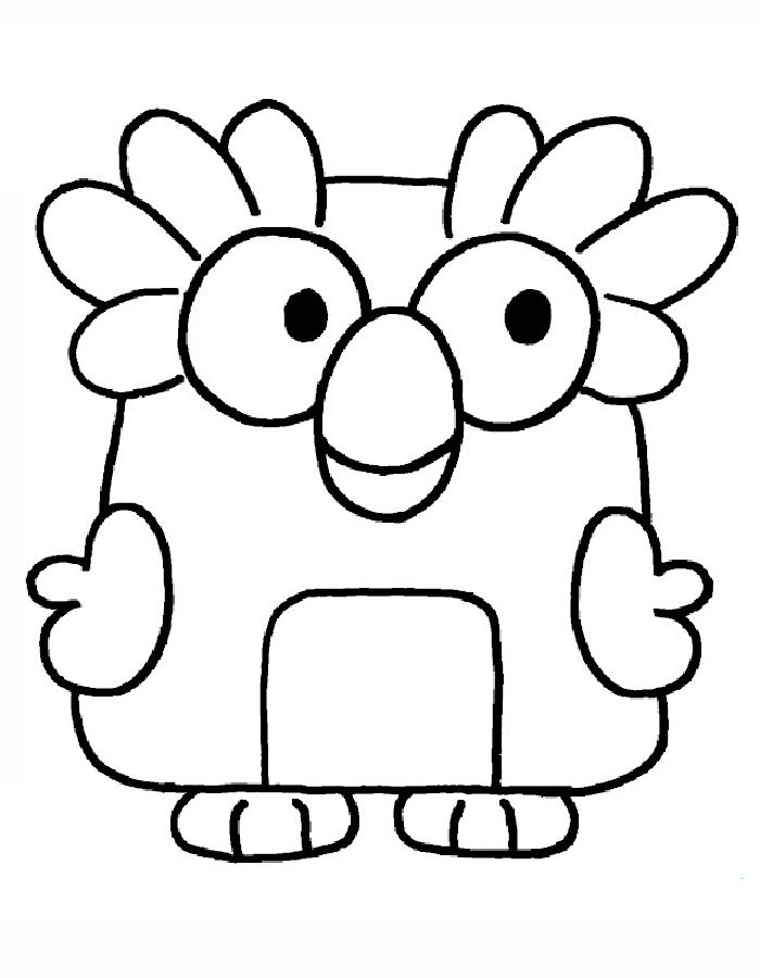 Bluey Chattermax Coloring Page