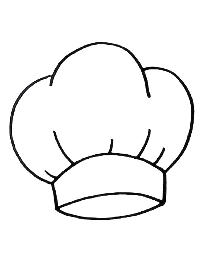 Chef Hat Coloring Page