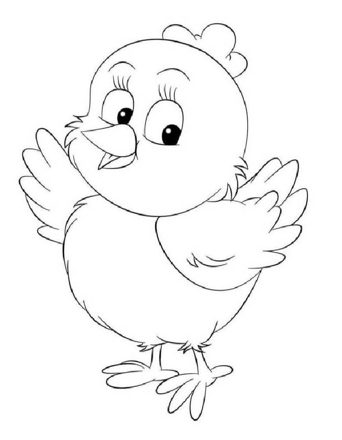 Chick Coloring Page
