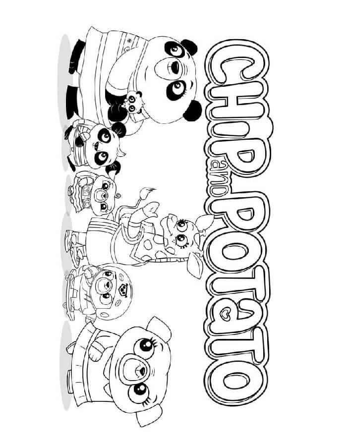 Chip and Potato fun friends