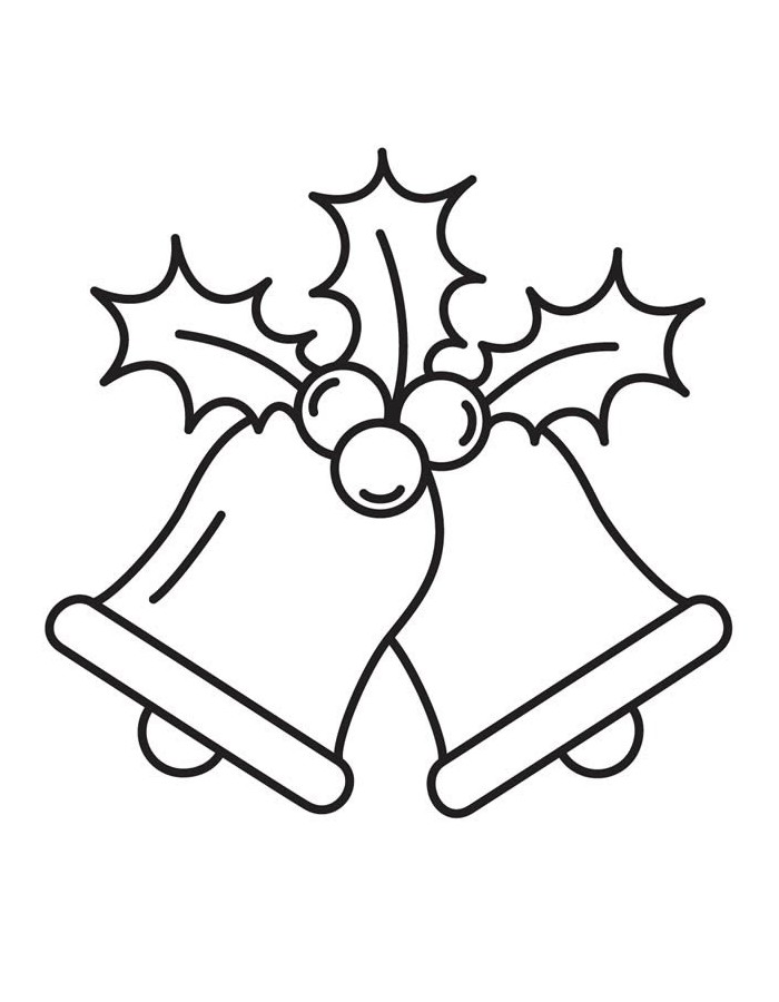 Christmas Bells Coloring Page