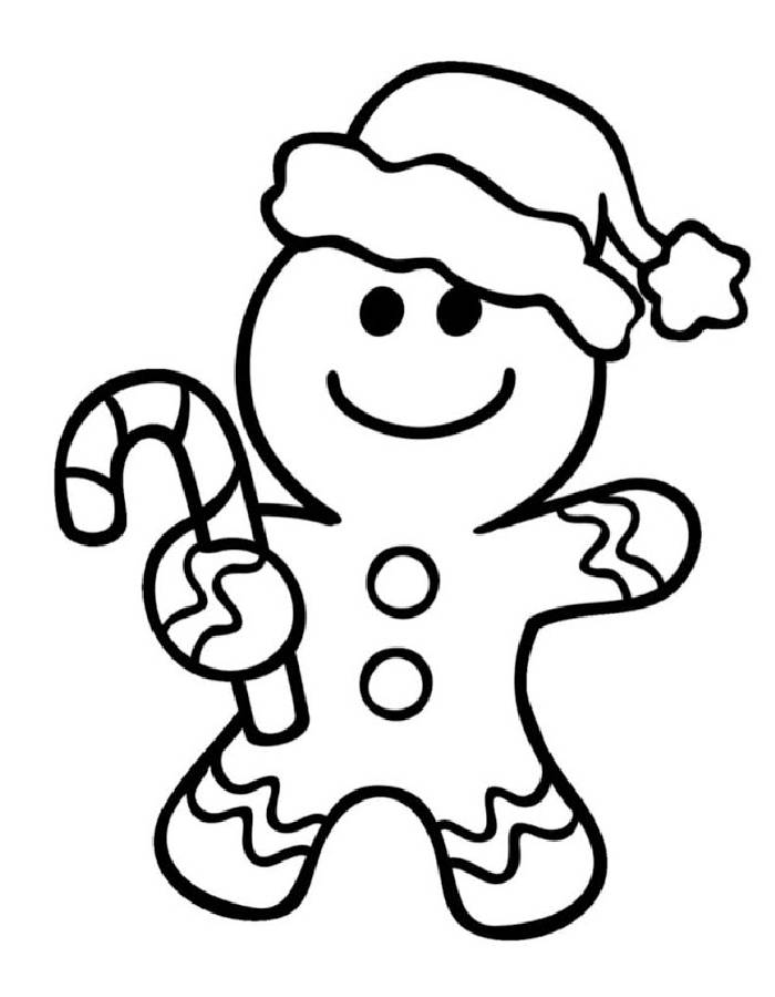 Christmas Cookies Coloring Page