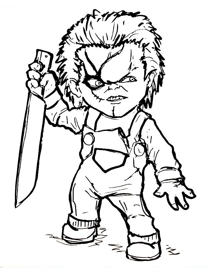 Chucky Coloring Pages - Free Printable Sheets