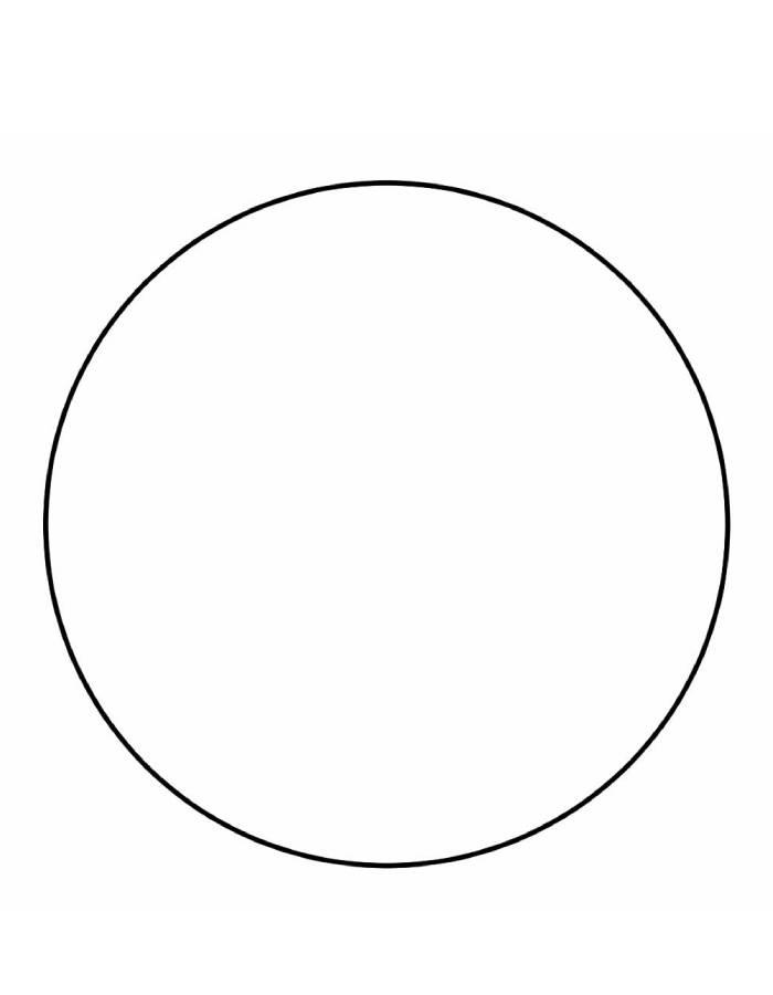 Circle Coloring Page
