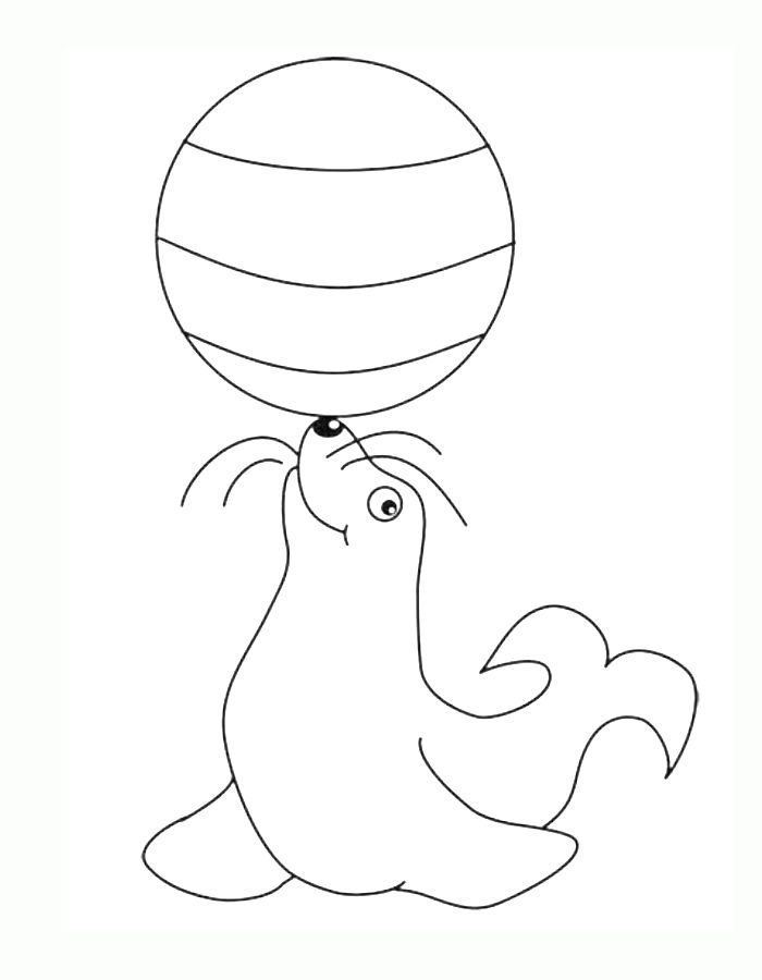 Circus Animal Coloring Page