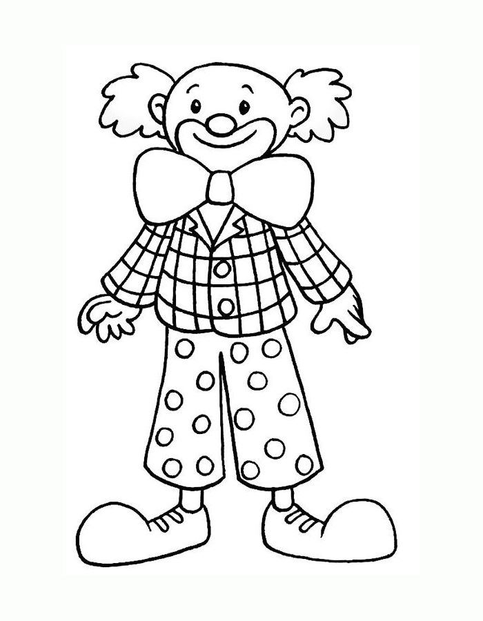 Circus Color Sheets Coloring Page