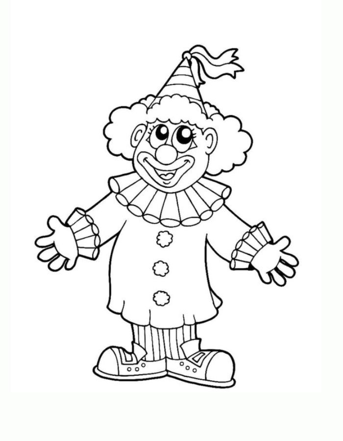 Circus Pictures To Color Coloring Page