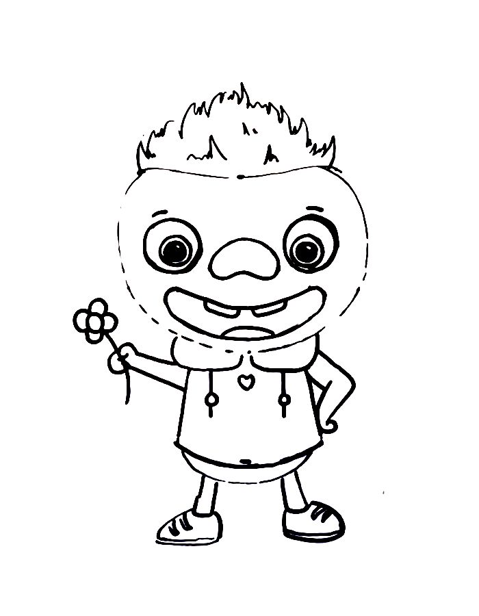 Clod Coloring Page