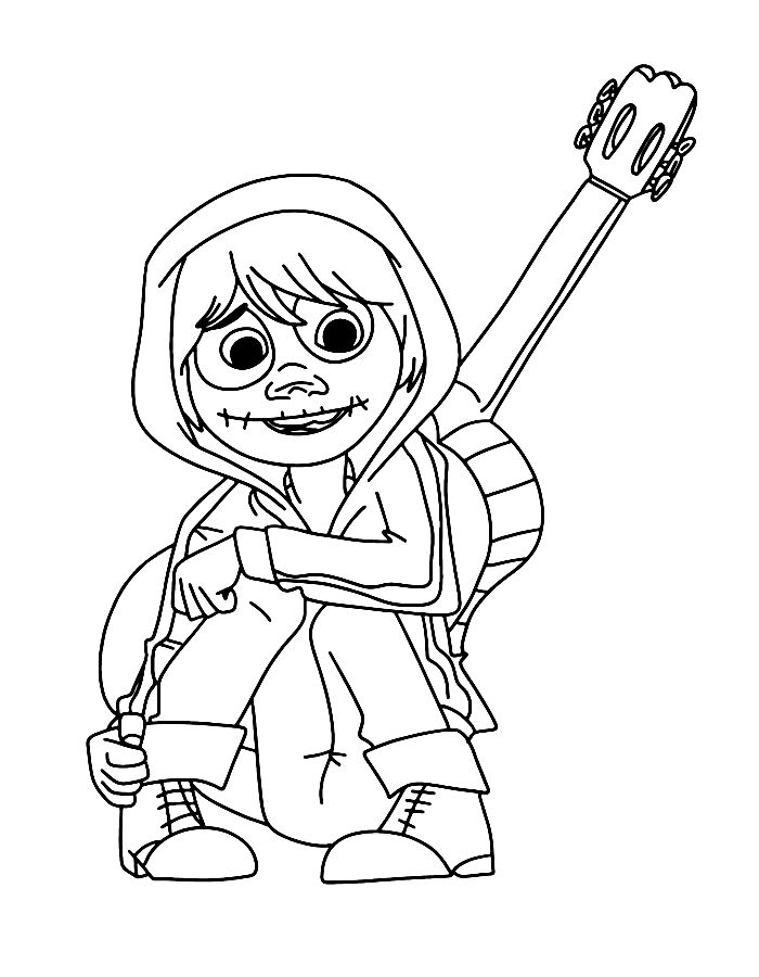 Coco  coloring page