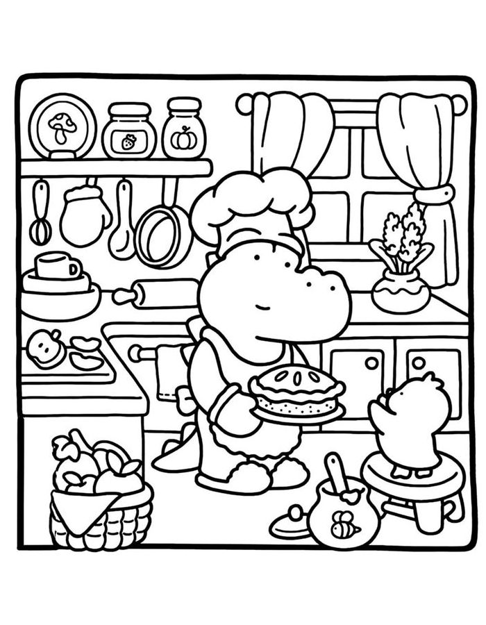 Coco Wyo Black And White Coloring Page