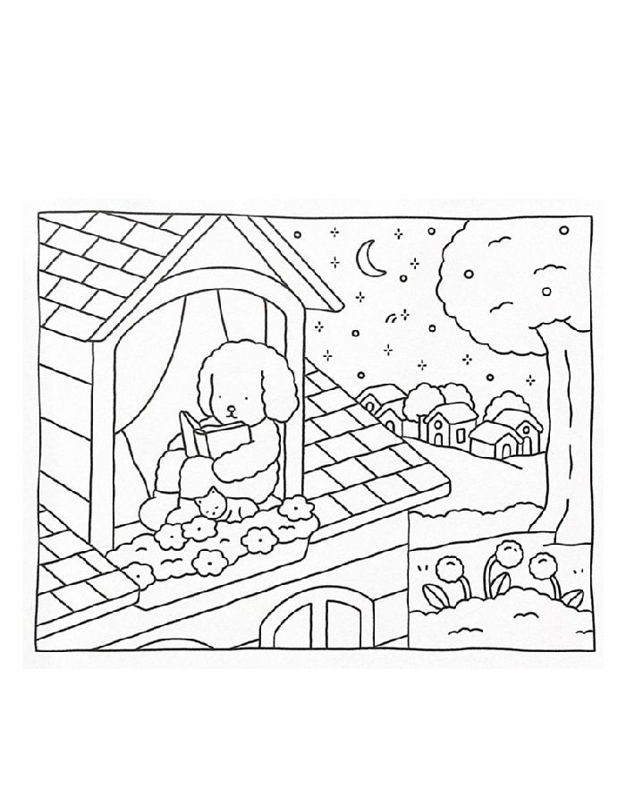 Coco Wyo Cozy Coloring Page