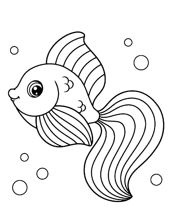 Color Picture Of Fish Coloring Page