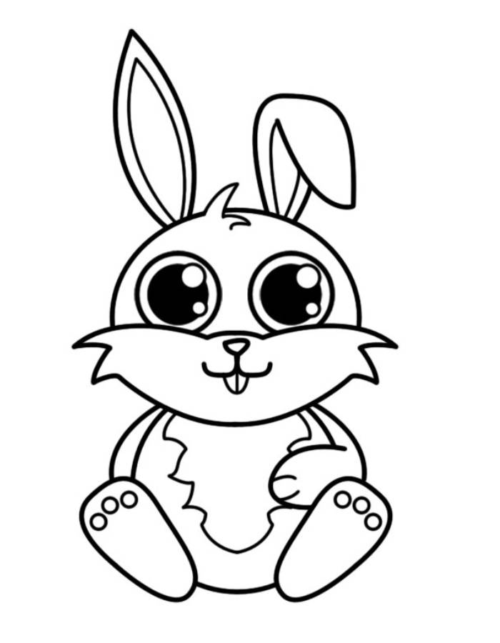 Color Pictures Of Easter Bunny Coloring Page