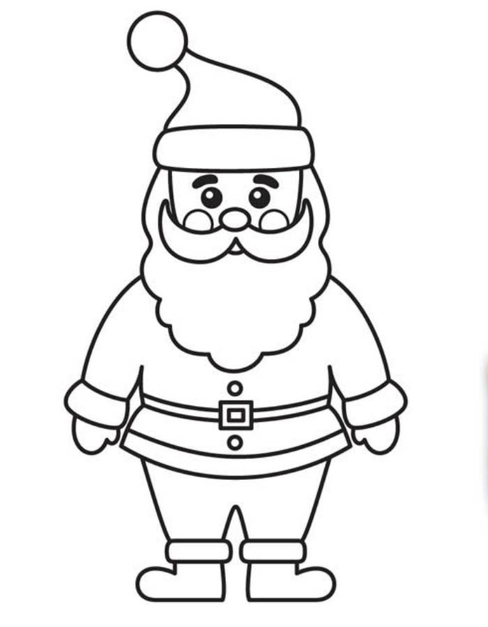 Color Santa Claus Coloring Page