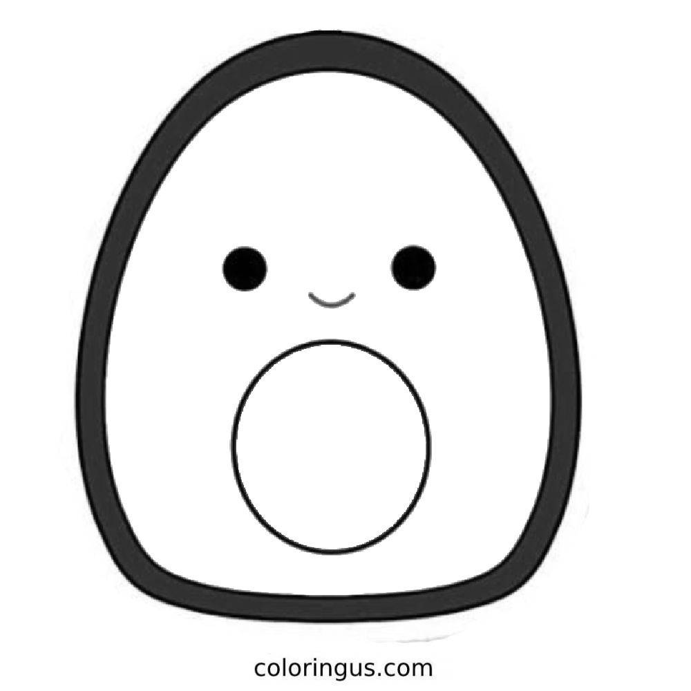 Kids Are Obsessed Squishmallows Coloring Page