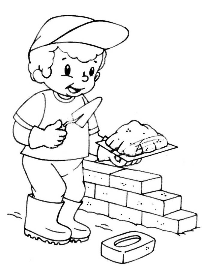 Community Helpers Coloring Pages