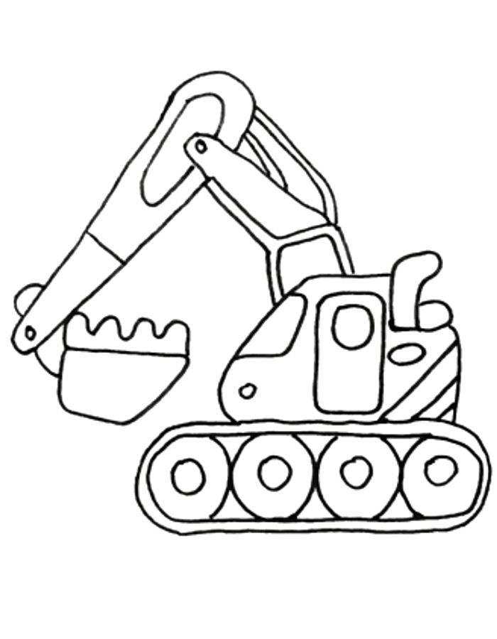 Construction Vehicles Drawing