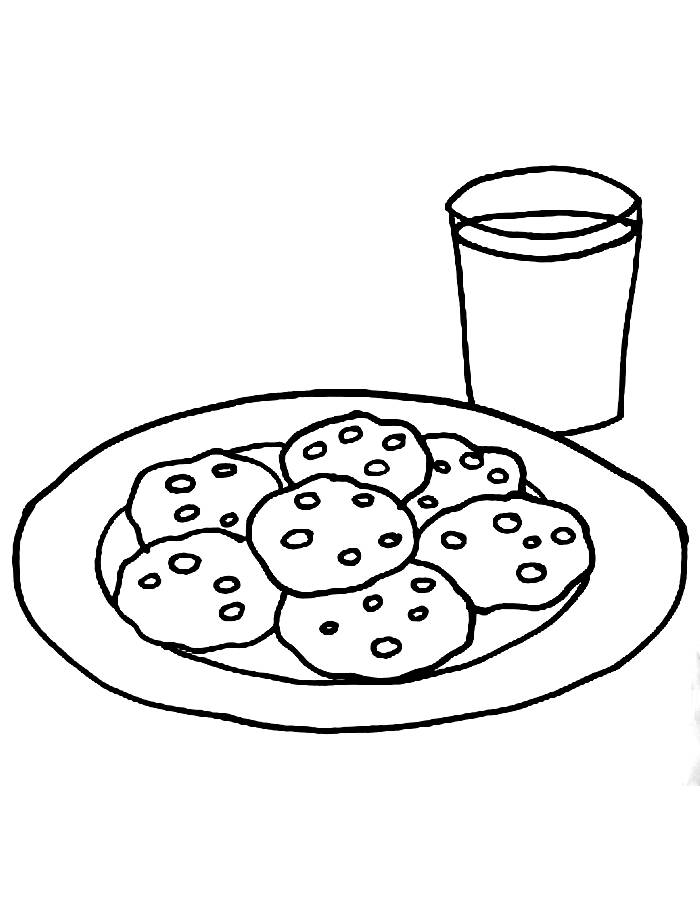 Cookies  coloring page