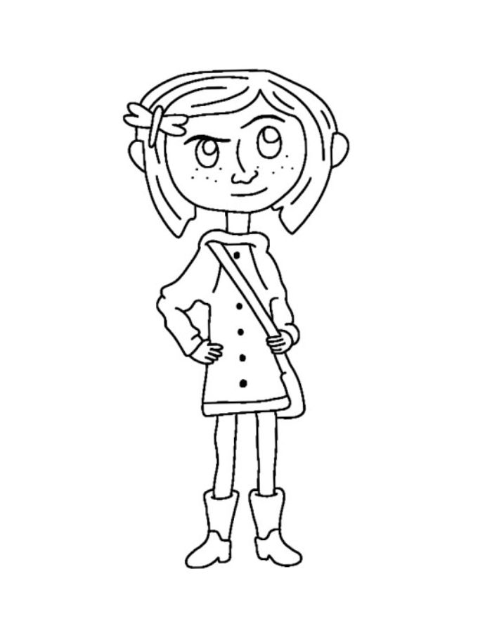 Coraline  coloring page