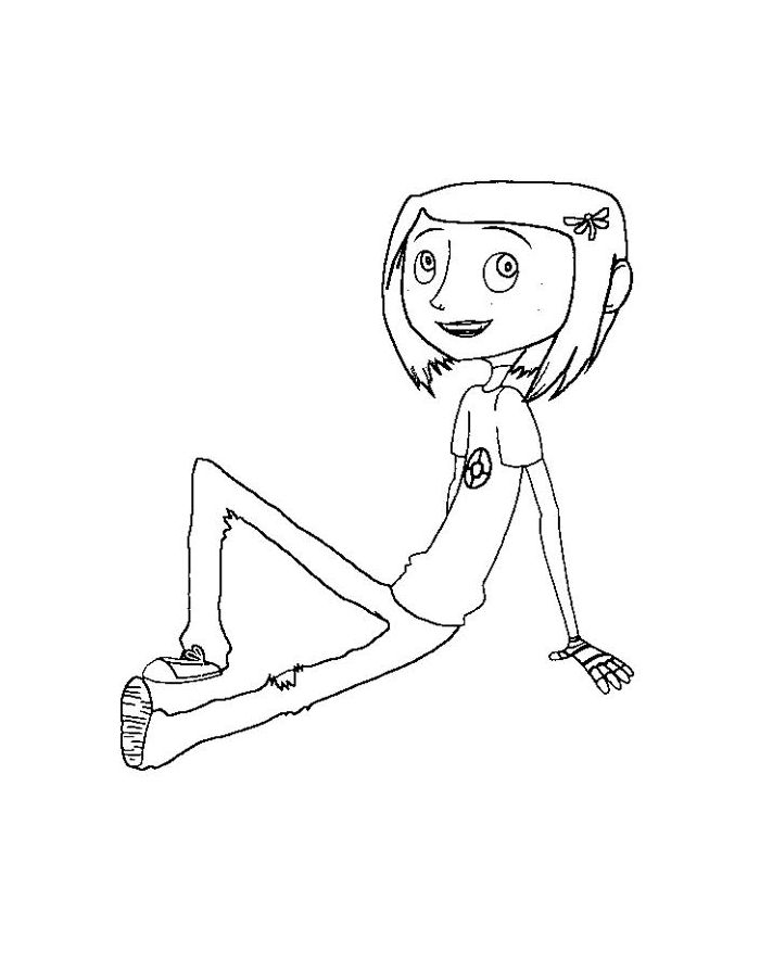 Coraline Pictures Coloring Page