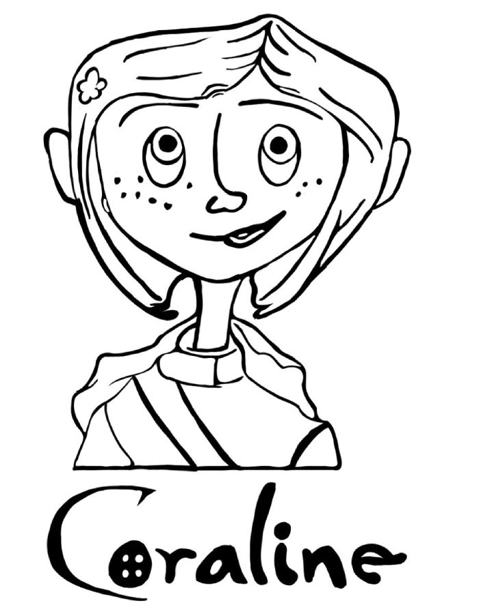 Coraline Worksheet Coloring Page