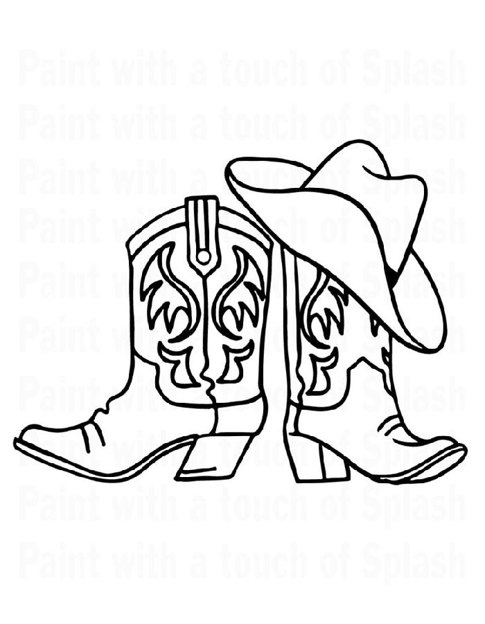 Cowboy Coloring Pages (Free Printable PDF)