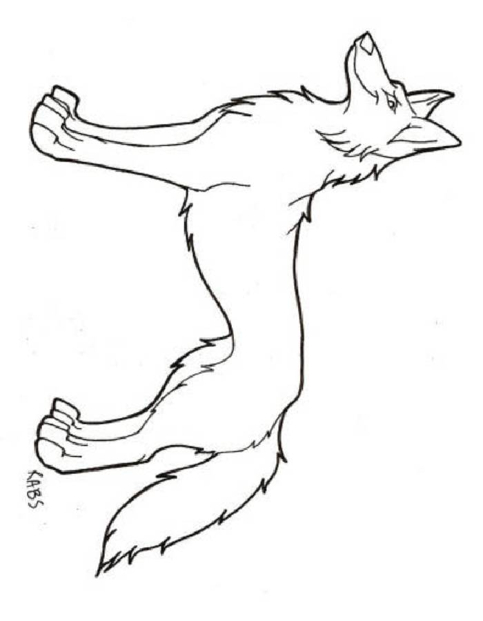 Coyote Image Coloring Page