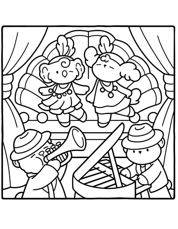 Cozy  coloring page