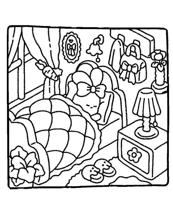 Cozy Friends Worksheet Coloring Page